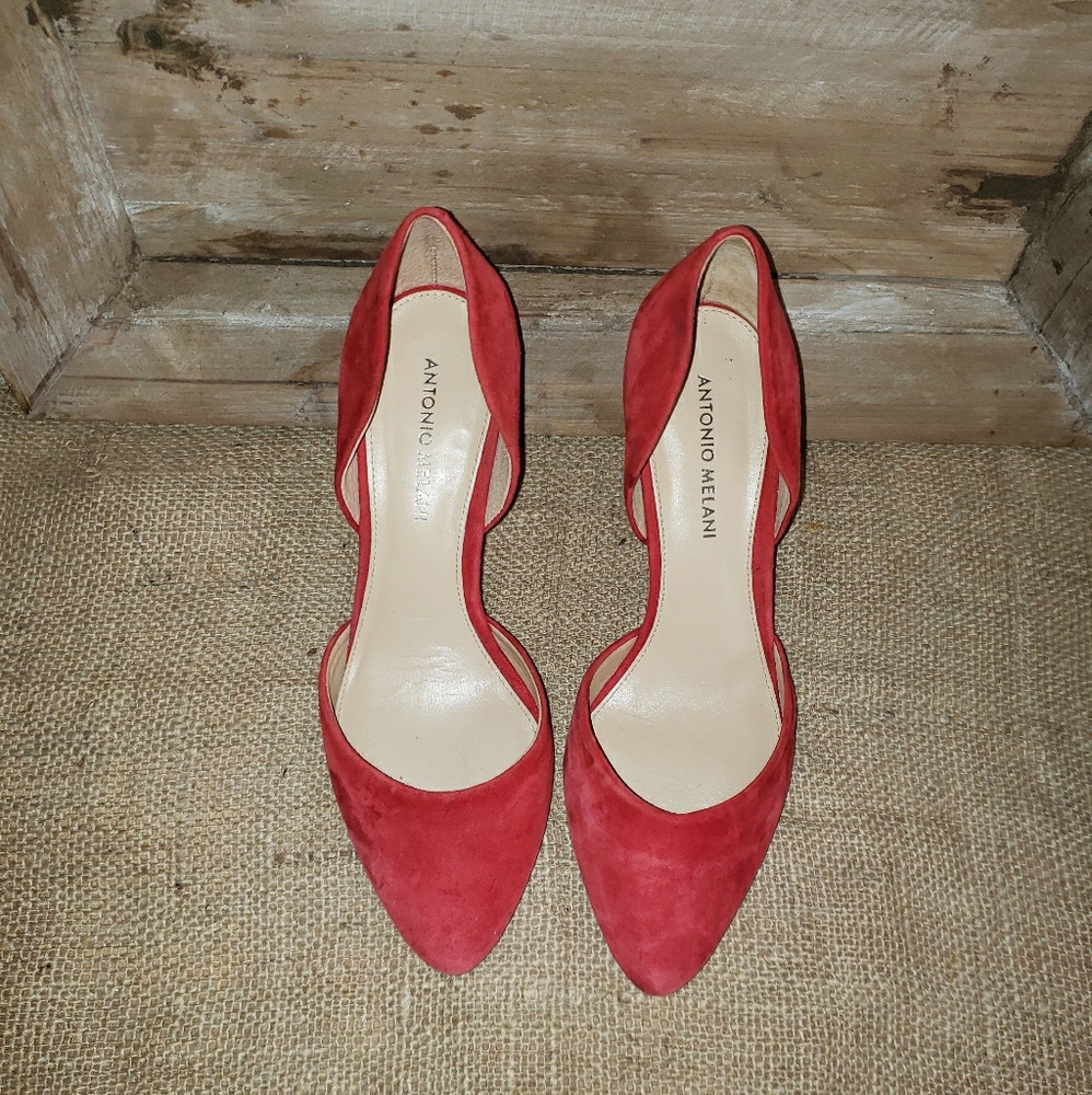 Shoes Wedges Antonio Melani Suede Size 8 1/2